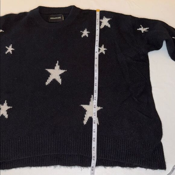 Womens Zadig & Voltaire Markus Crewneck 100% Cashmere Starry Sweater, size XS - Picture 4 of 8